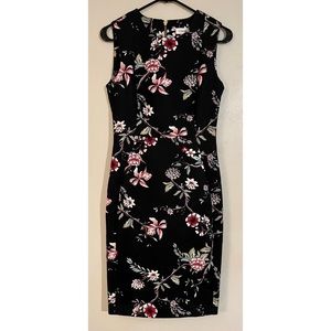 Calvin Klein Floral Sheath Dress
